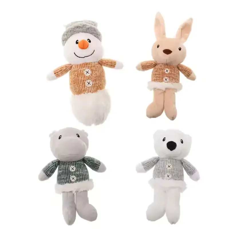 Bear plush pet toys