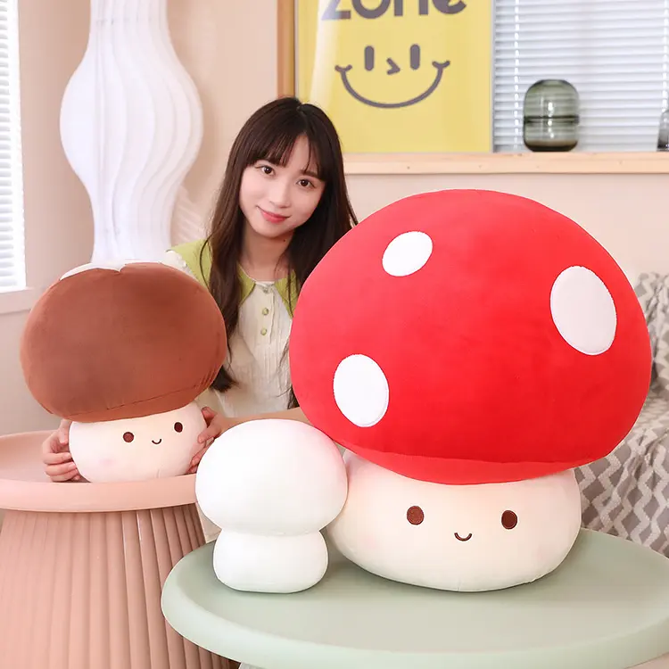 decorative mushroom throw pillows