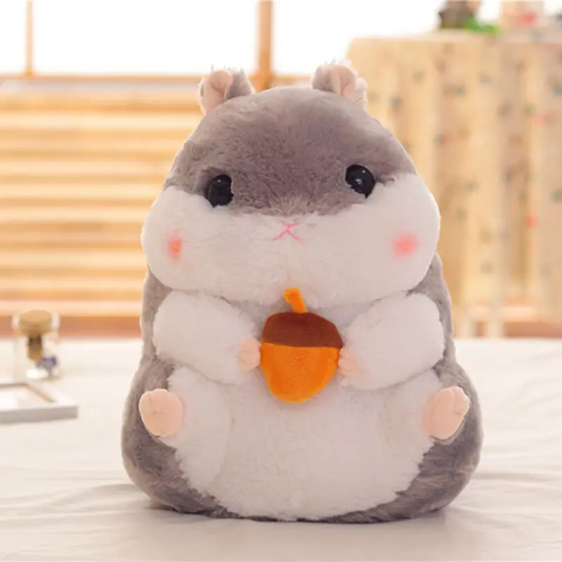 Adorable Hamster Plush Body Pillow Cute Hamster Plush Toy for Kids Children Xmas Birthday Gifts