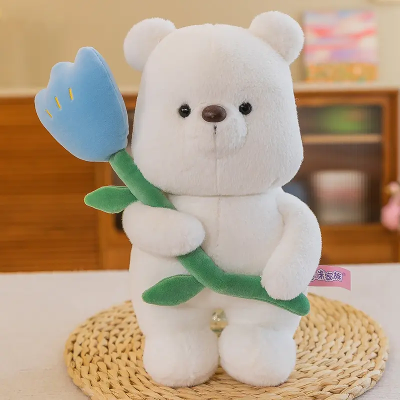 stuffed animal tulip bear