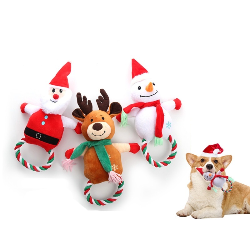 Christmas plush pet toys