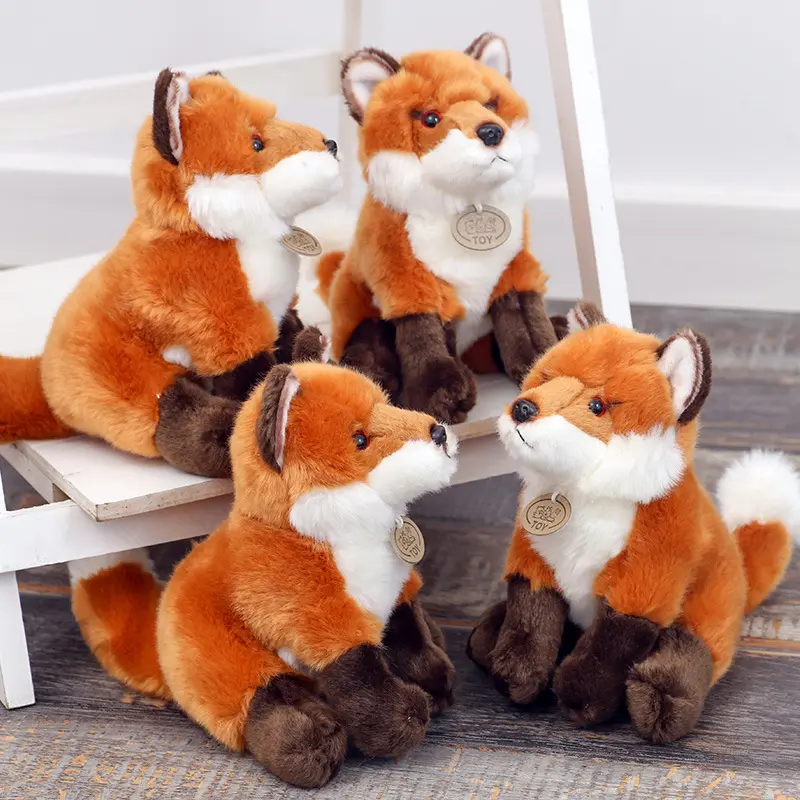 sitting animal plush