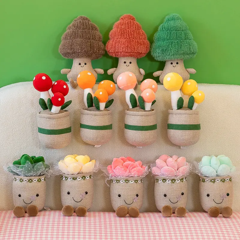 potted plant plush toys
