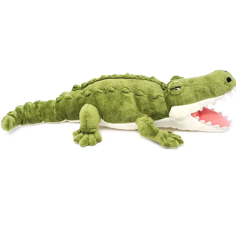 green crocodile plush toy