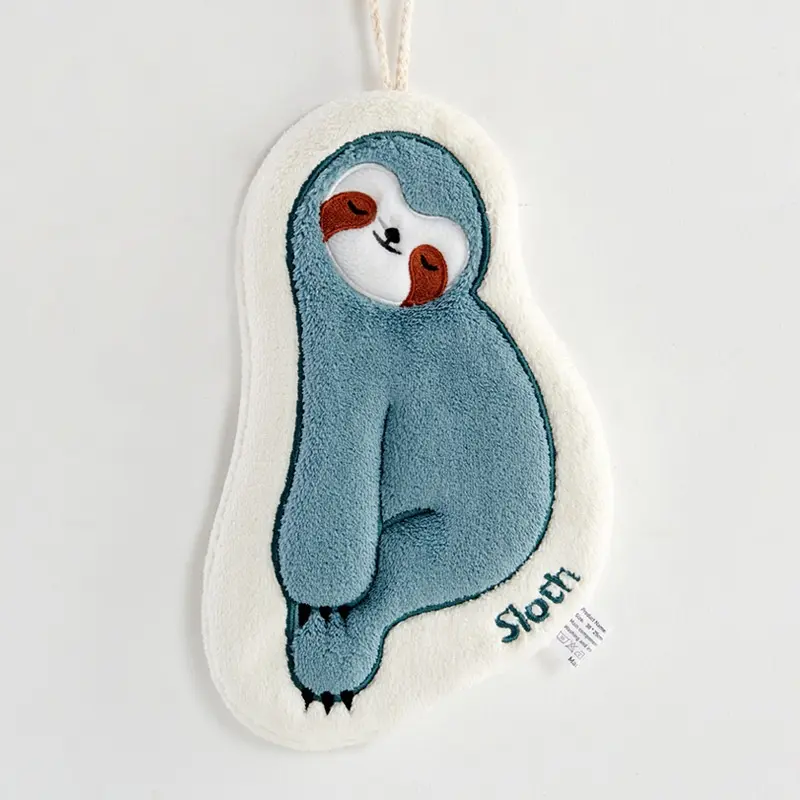 Sloth hand towel (7)9jd