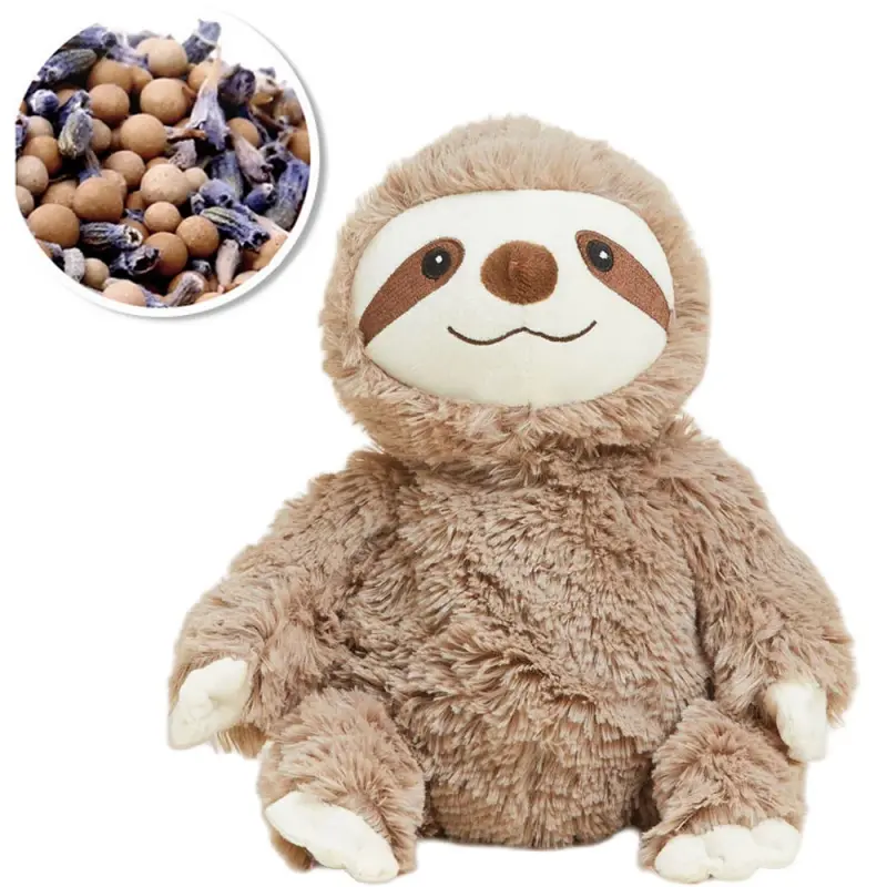 Microwave plush sloth