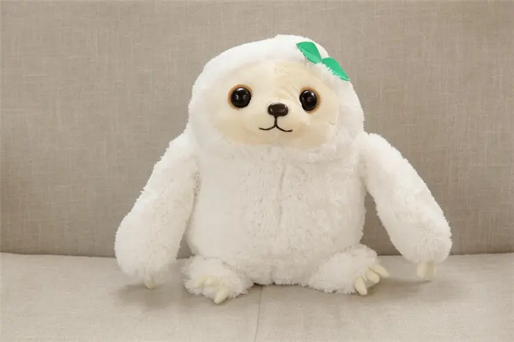 Customized ECO friendly plush sloth soft stuffed sloth toy made of RPET material
