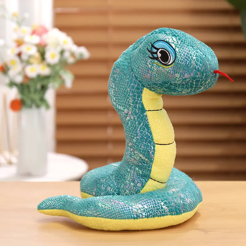 Sequin snake stuffed animal