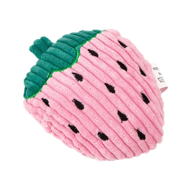 fruit plush toy for pets