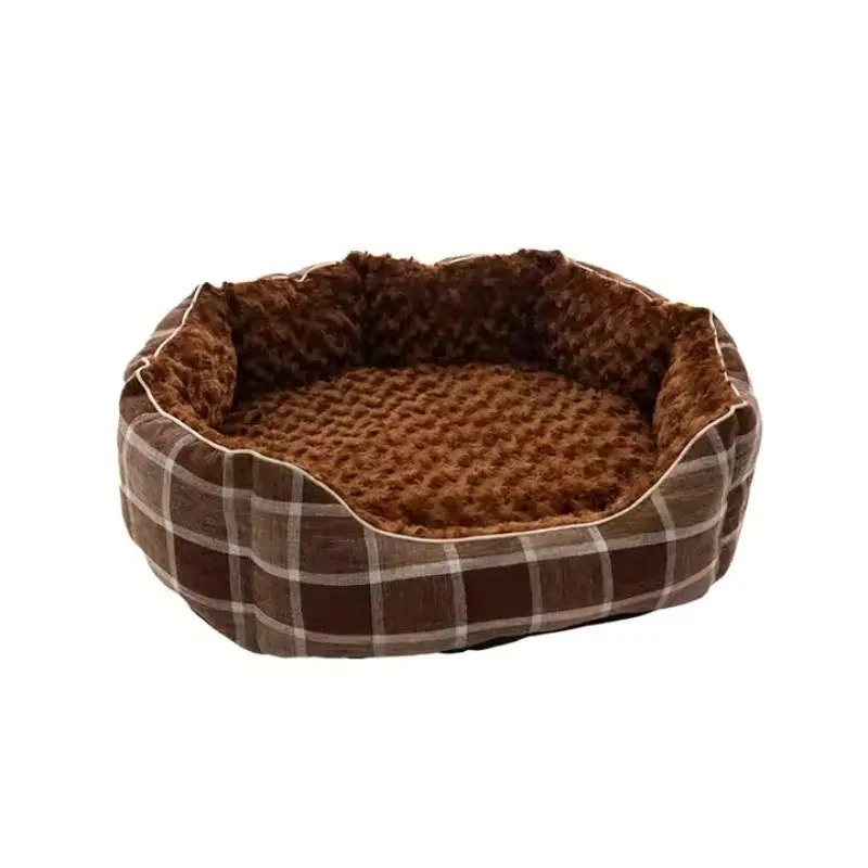 round pet bed