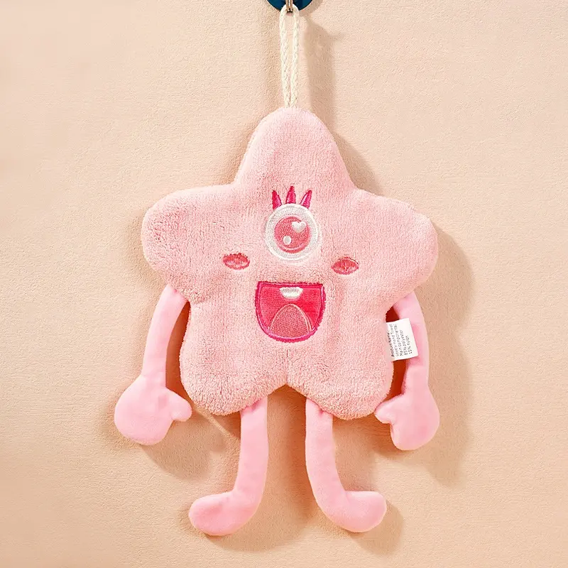 star design hand towel