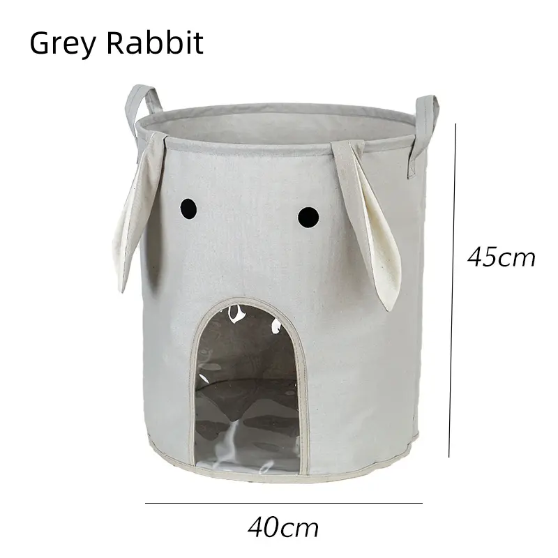 See-through storage basket