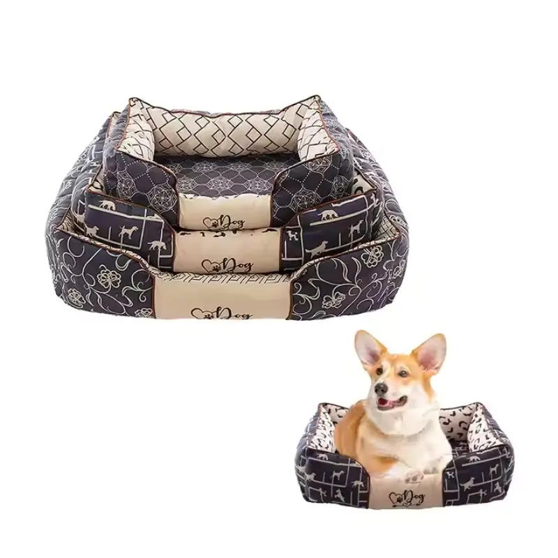 plush pet bed