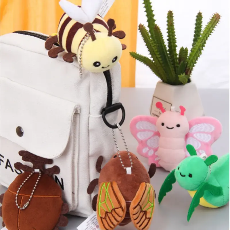 insect plush keychain