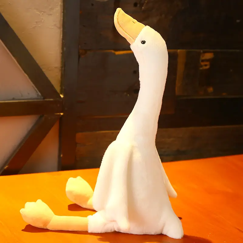 white swan stuffed animal