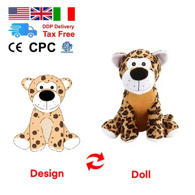 Chinese Little Tiger custom Mascot with Logo Cute Tiger Plush Toy Gifts stuffed animal toys