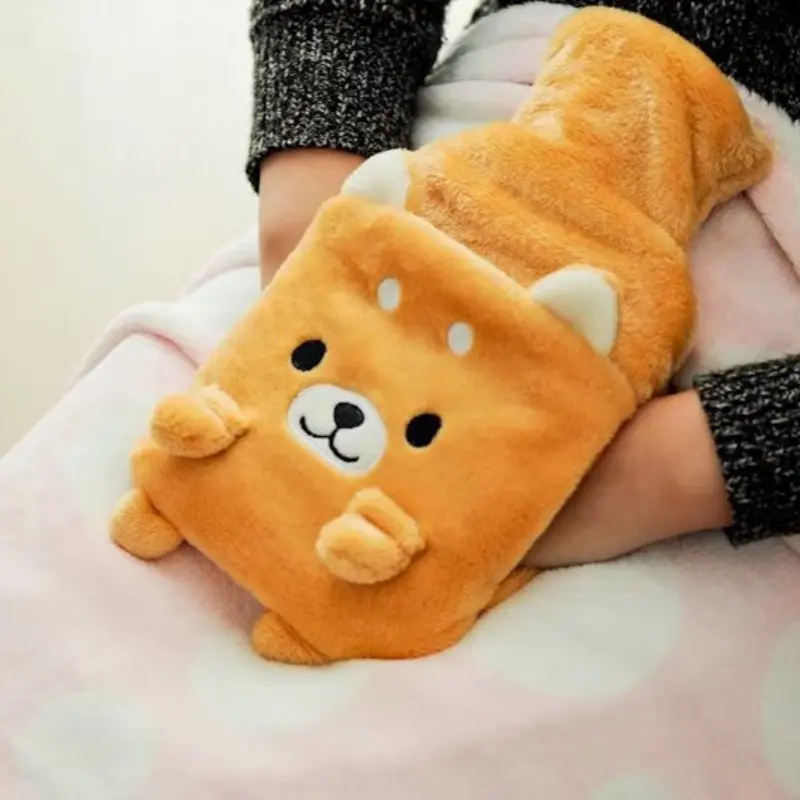 removable hot water bottle cover