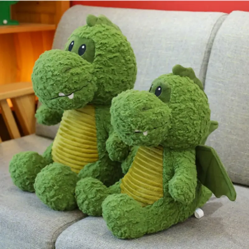 green dinosaur plush toys