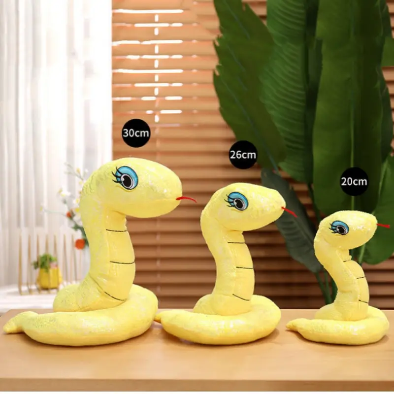Sequin snake plush toy