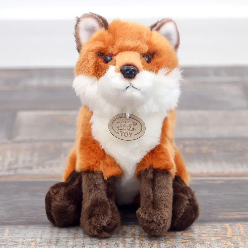 sitting animal plush