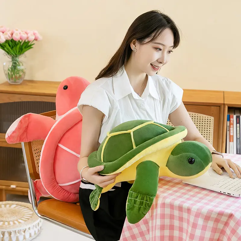 Colorful turtle plushie