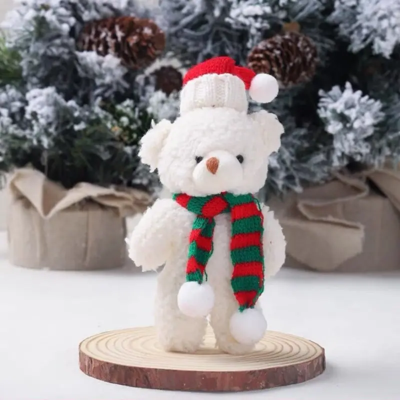 Christmas teddy bear pendant