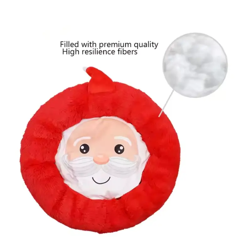 round pet bed