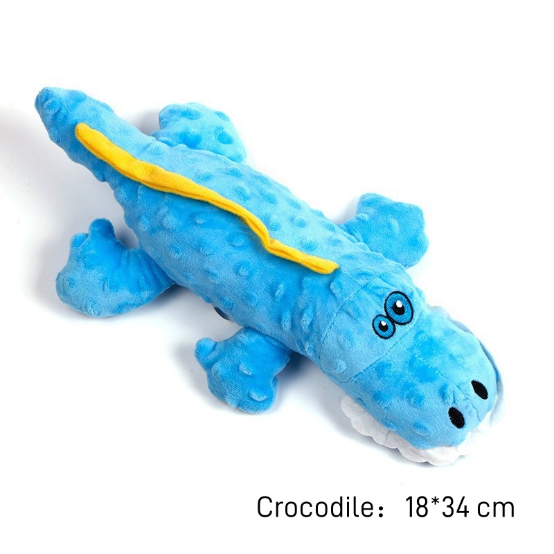 crocodile shaped dog toys