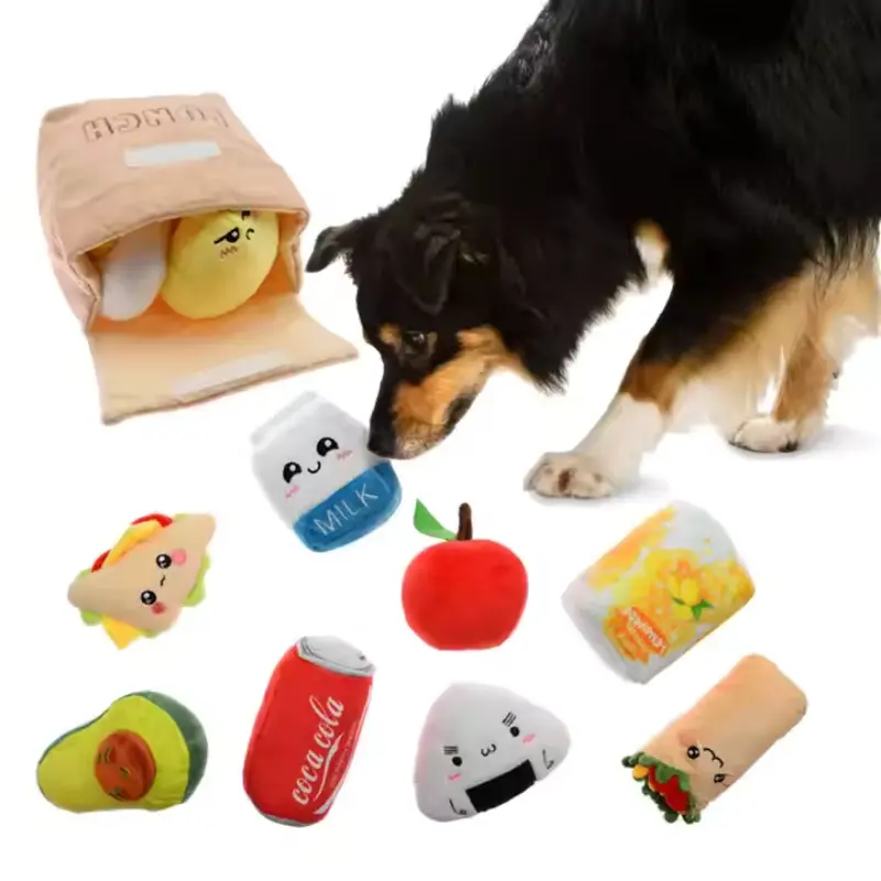 Plush dog toys