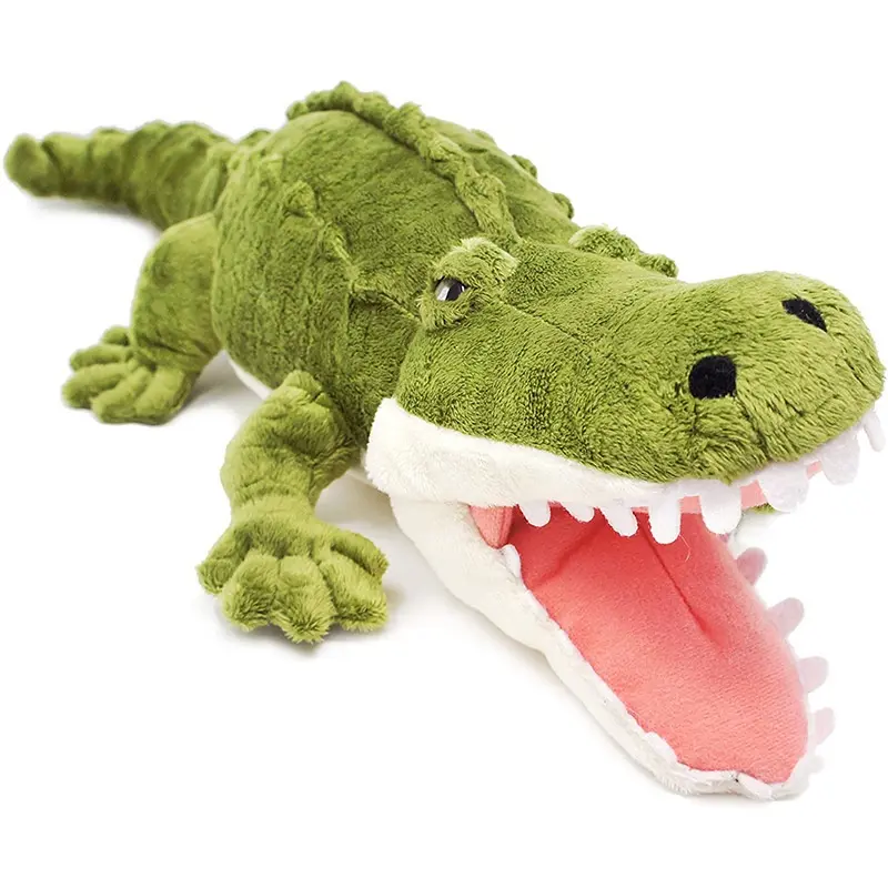 green crocodile plush toy