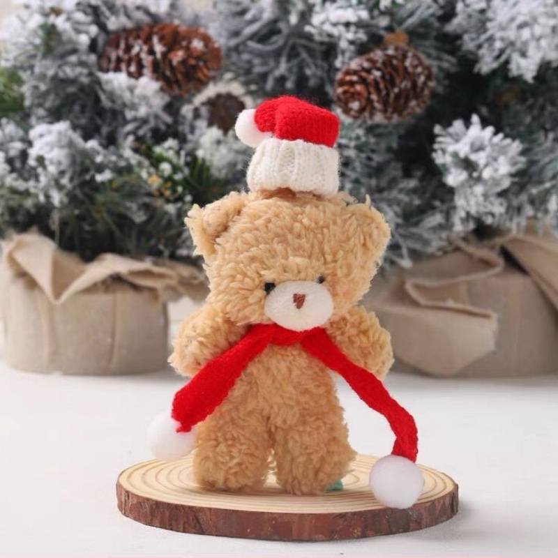 Christmas teddy bear pendant