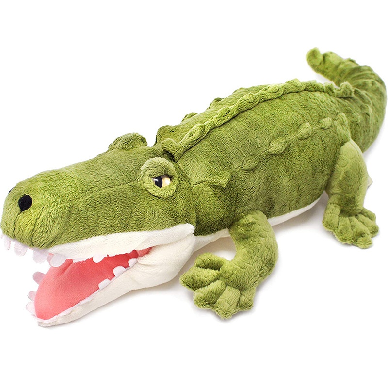realistic crocodile plush toy