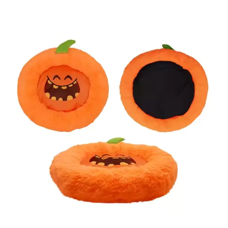 round pet bed