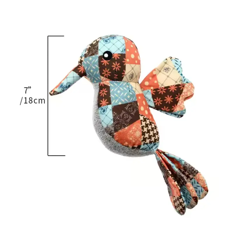 Colorful Plush Dog Toy