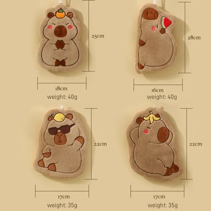 cute animal hand towel