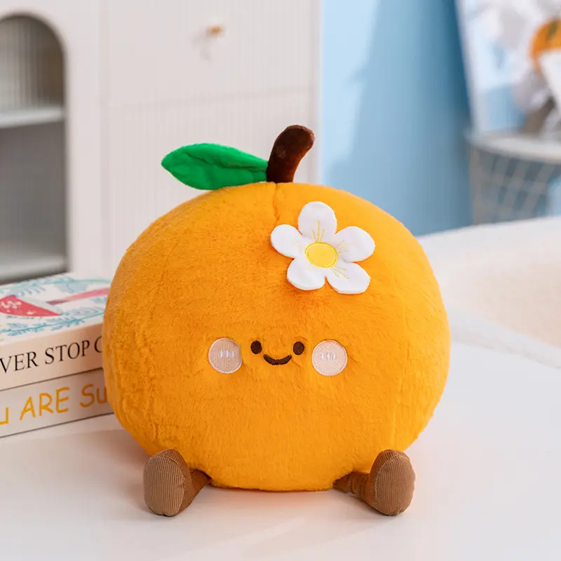 orange soft cushions