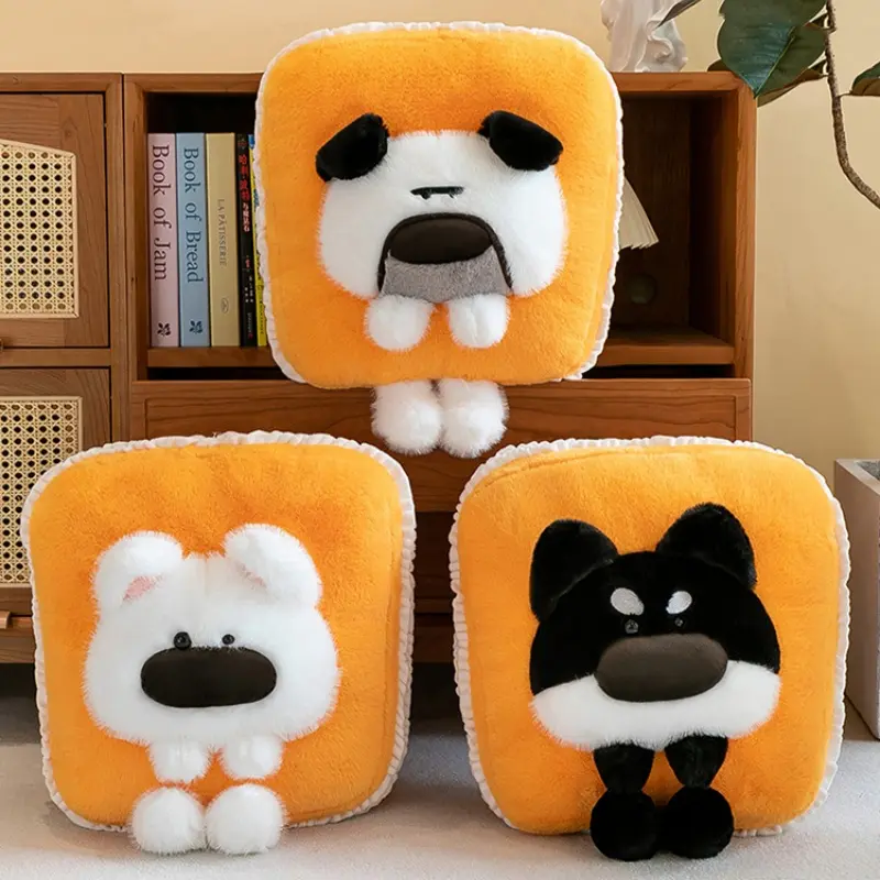 Toast shaped pillow