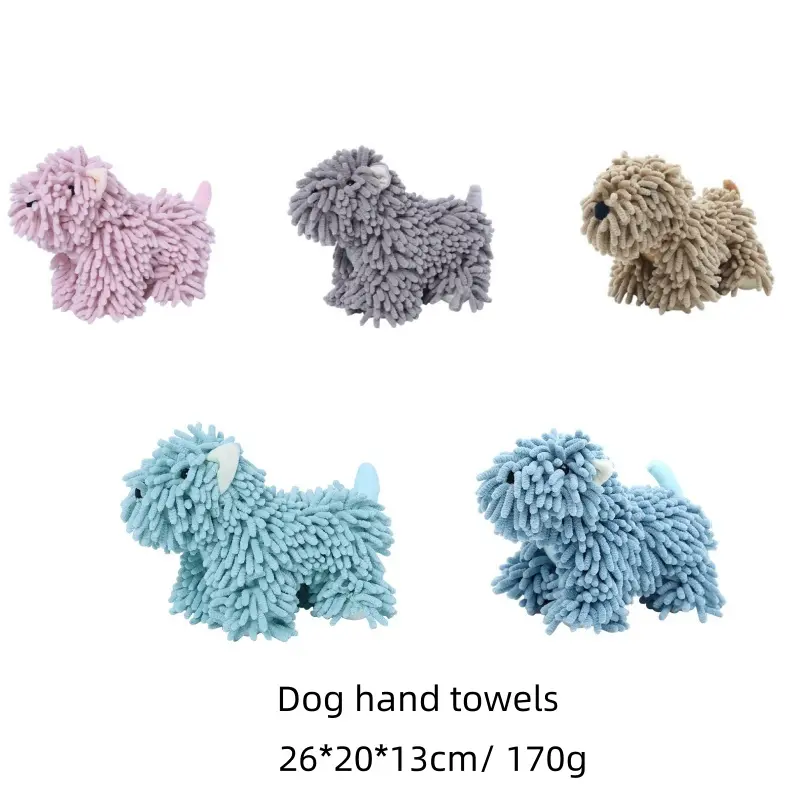 animal hand towels